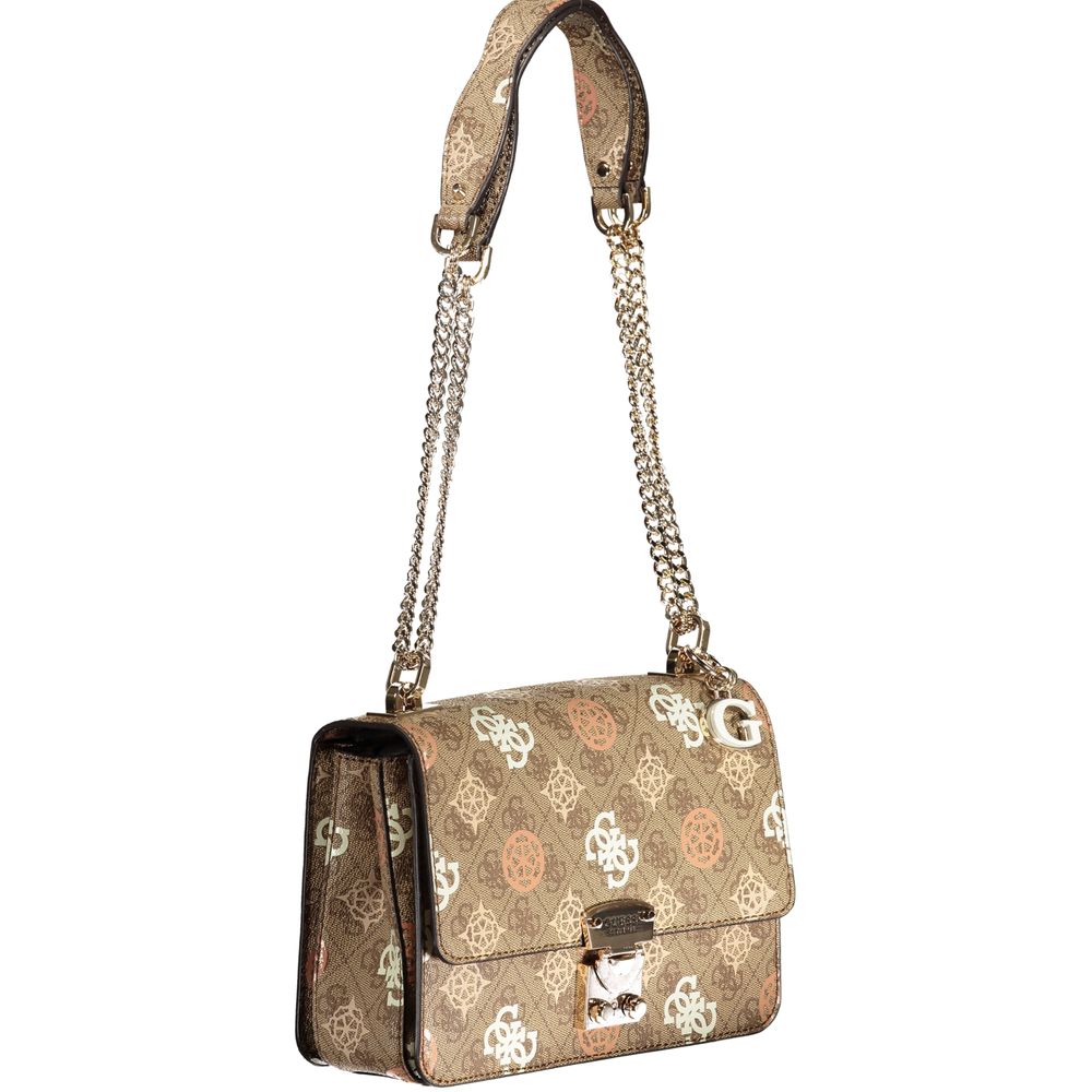 Guess Jeans Beige Polyethylen Handtasche