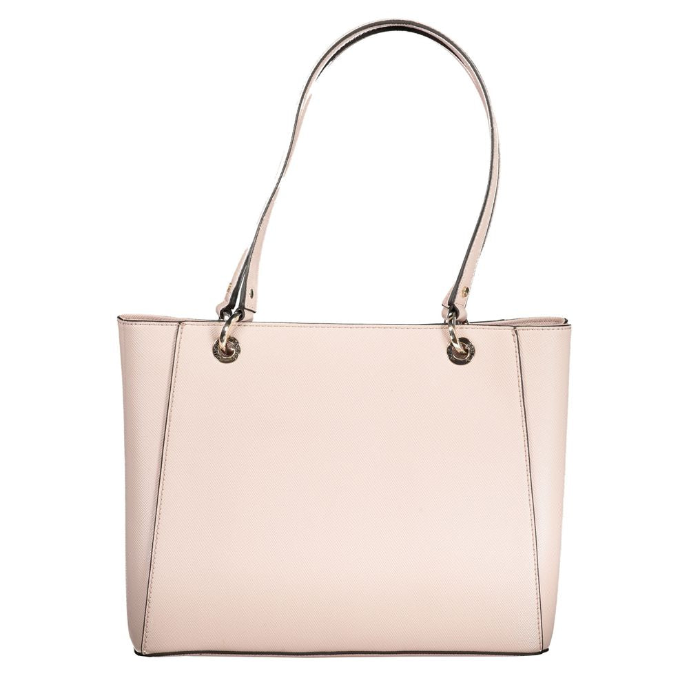 Guess Jeans Rosa Polyethylen-Handtasche