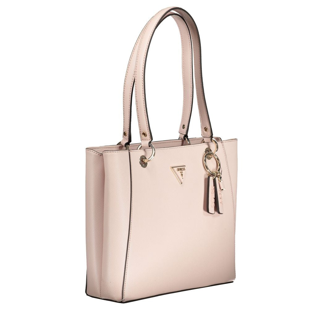 Guess Jeans Rosa Polyethylen-Handtasche