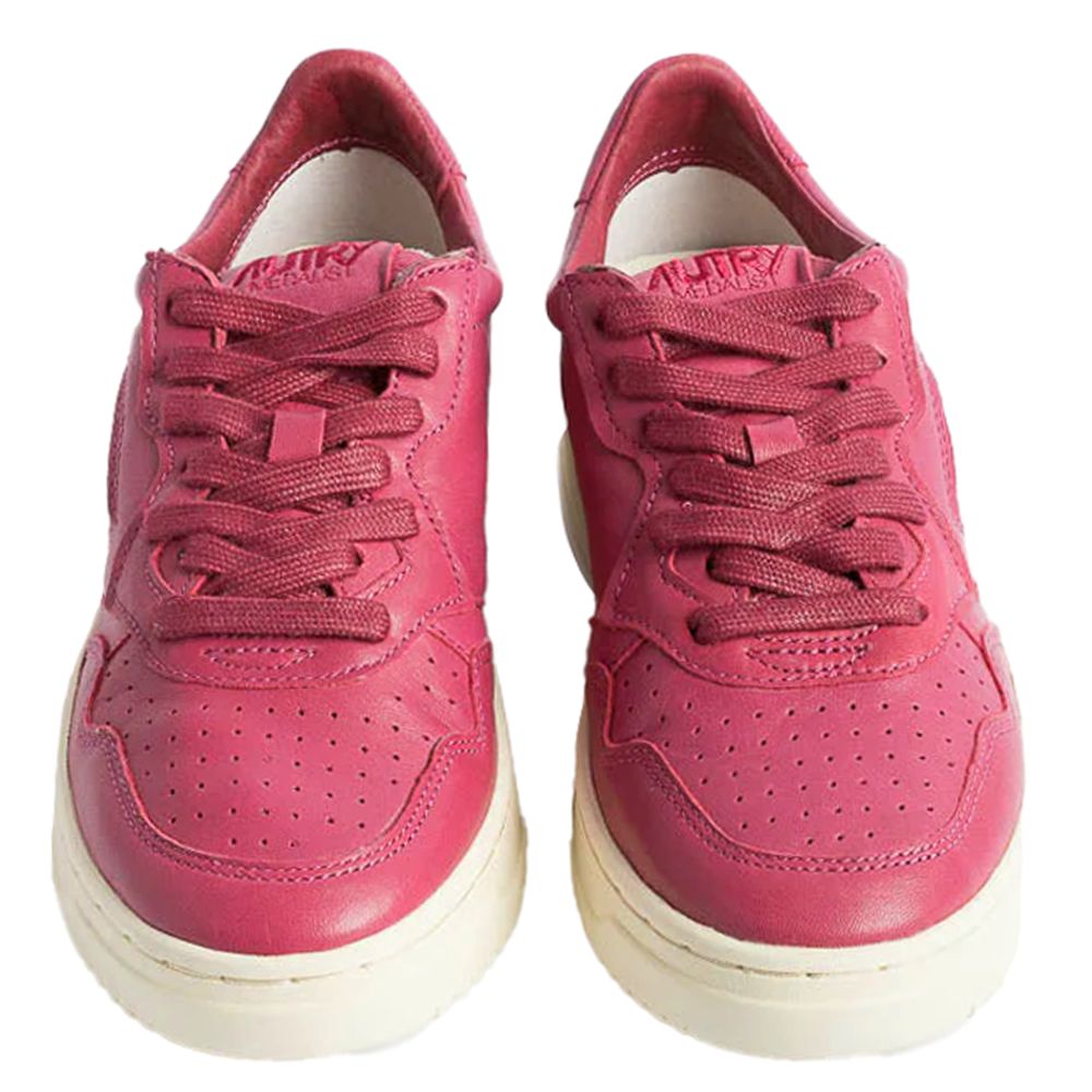 Autry Fuchsia Leder Di Capra Sneaker