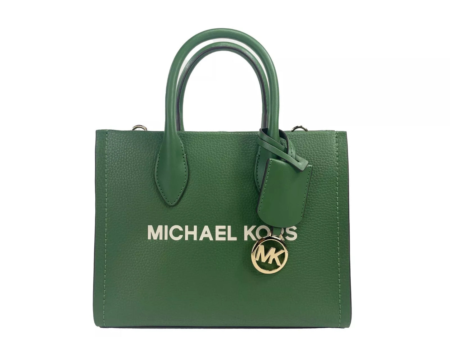 Michael Kors Mirella Kleine Shopper-Tasche mit Reißverschluss aus Leder