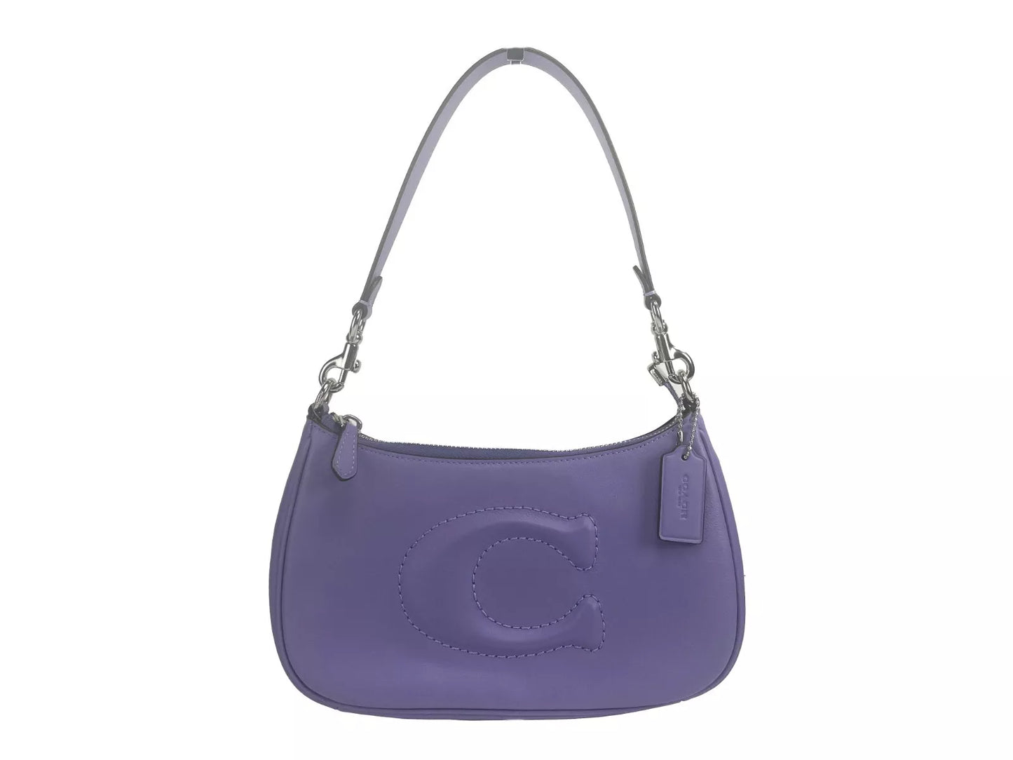 COACH Teri Glattleder Crossbody Tasche Lila