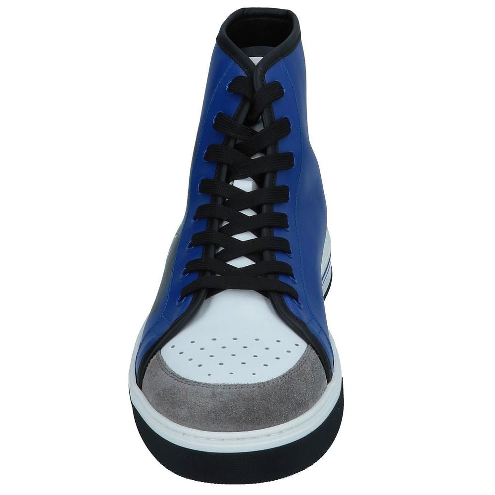 Dolce & Gabbana Blaue Baumwolle Sneaker