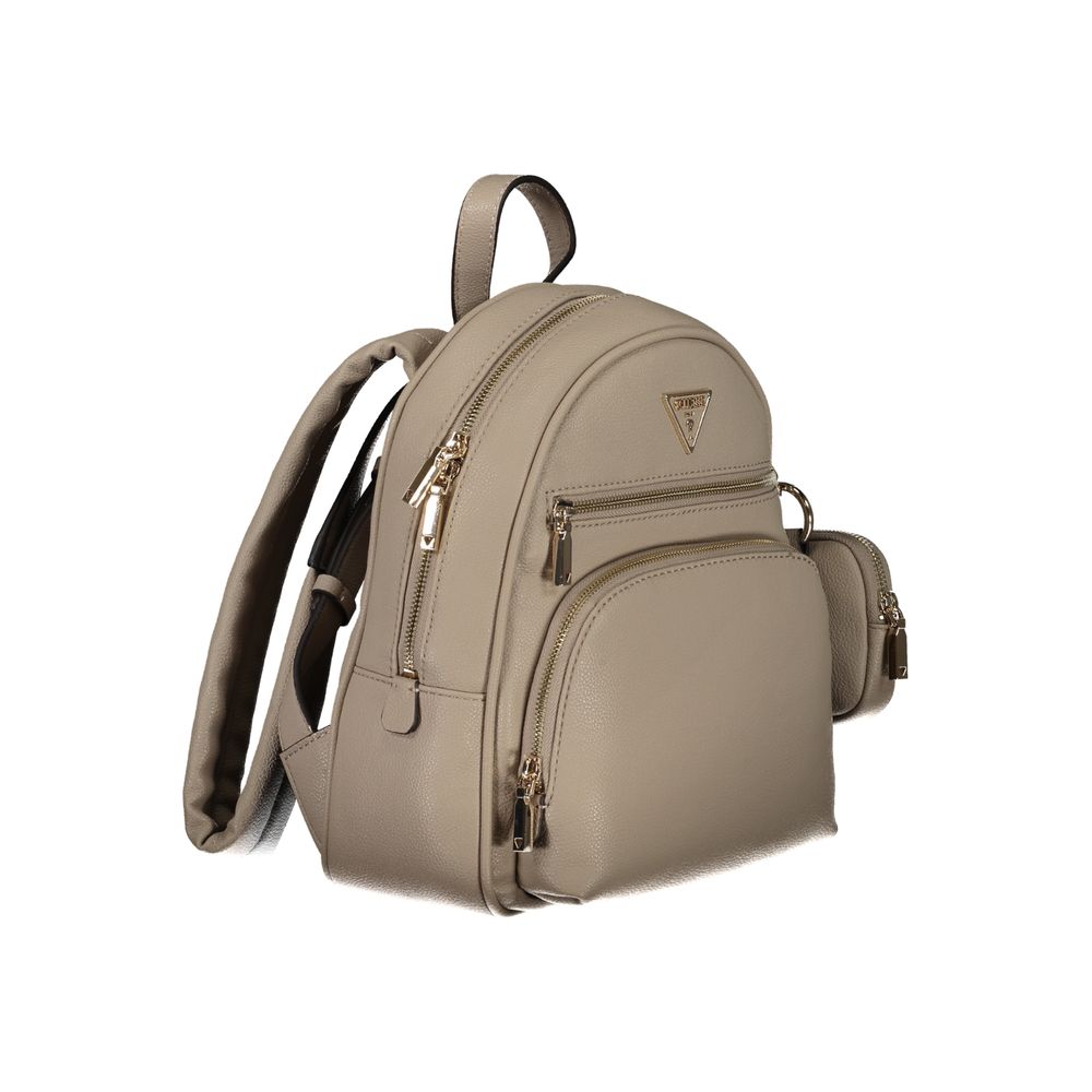 Guess Jeans Beige Polyethylen-Rucksack