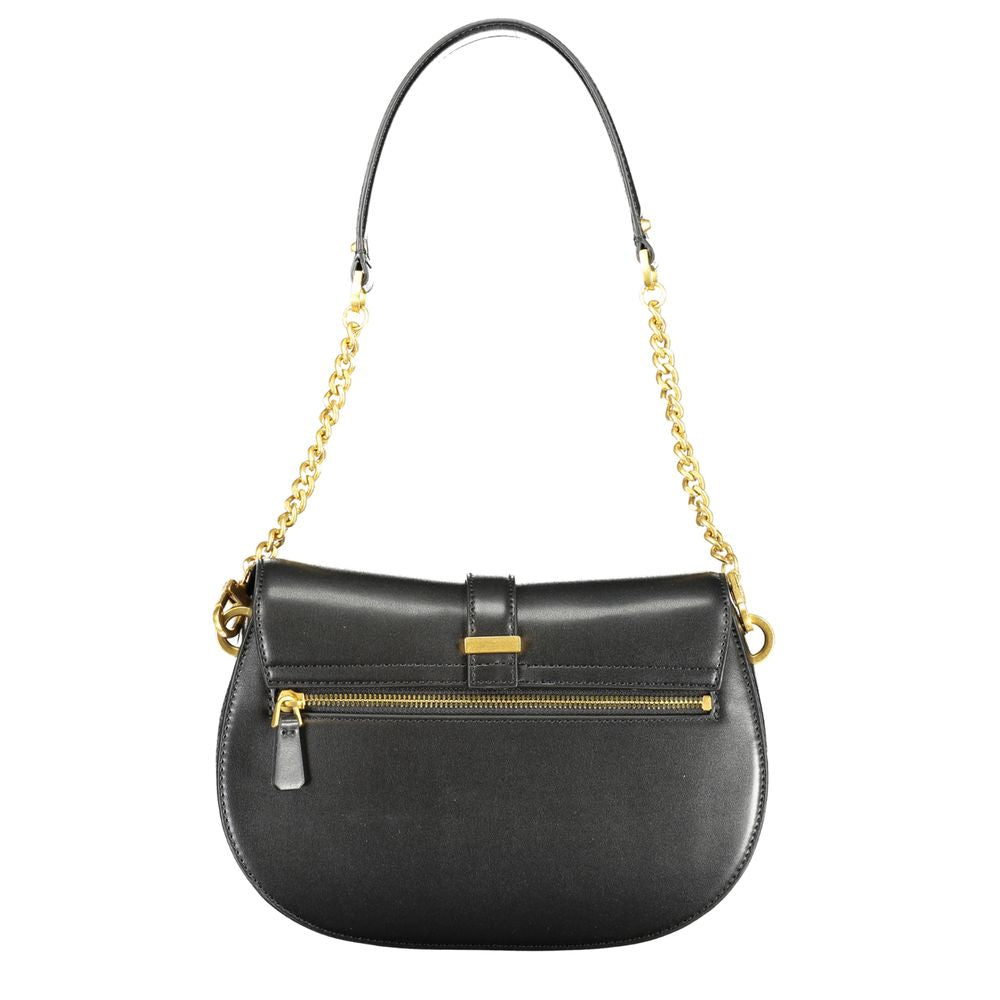 Guess Jeans Schwarze Polyethylen-Handtasche