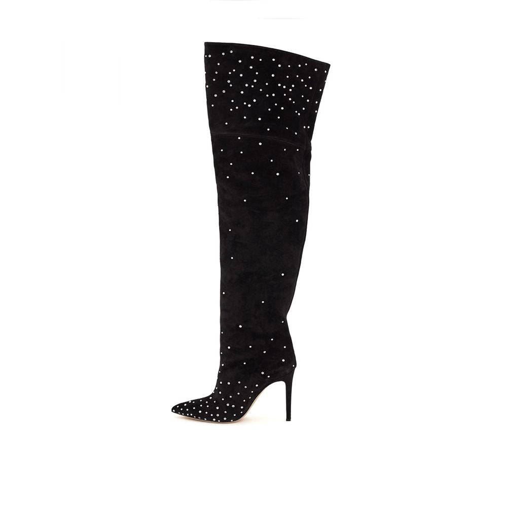 Paris Texas Elegante schwarze Wildleder-Stiefeletten