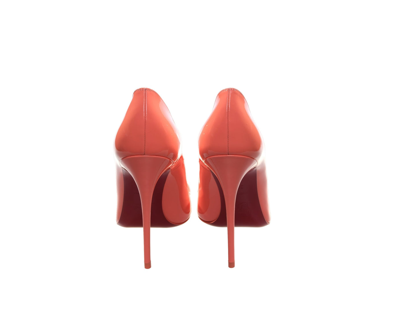 Christian Louboutin So Kate 120 Orange Lackleder High Heel Pumps