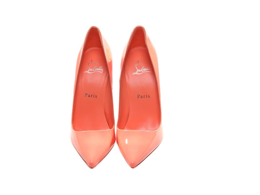 Christian Louboutin So Kate 120 Orange Lackleder High Heel Pumps