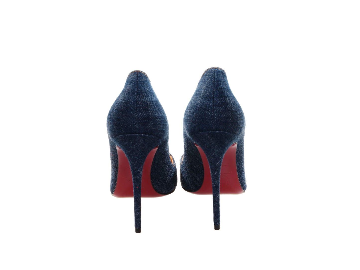 Christian Louboutin So Kate 120 Denim High Heel Pumps