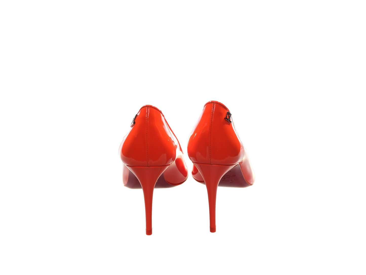 Christian Louboutin Sporty Kate Orange Lackleder High Heel Pumps