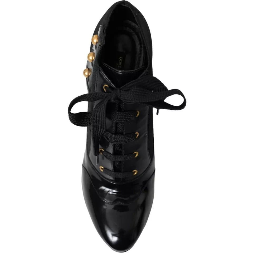 Dolce & Gabbana Schwarze Jersey Stretch-Stiefeletten Schuhe