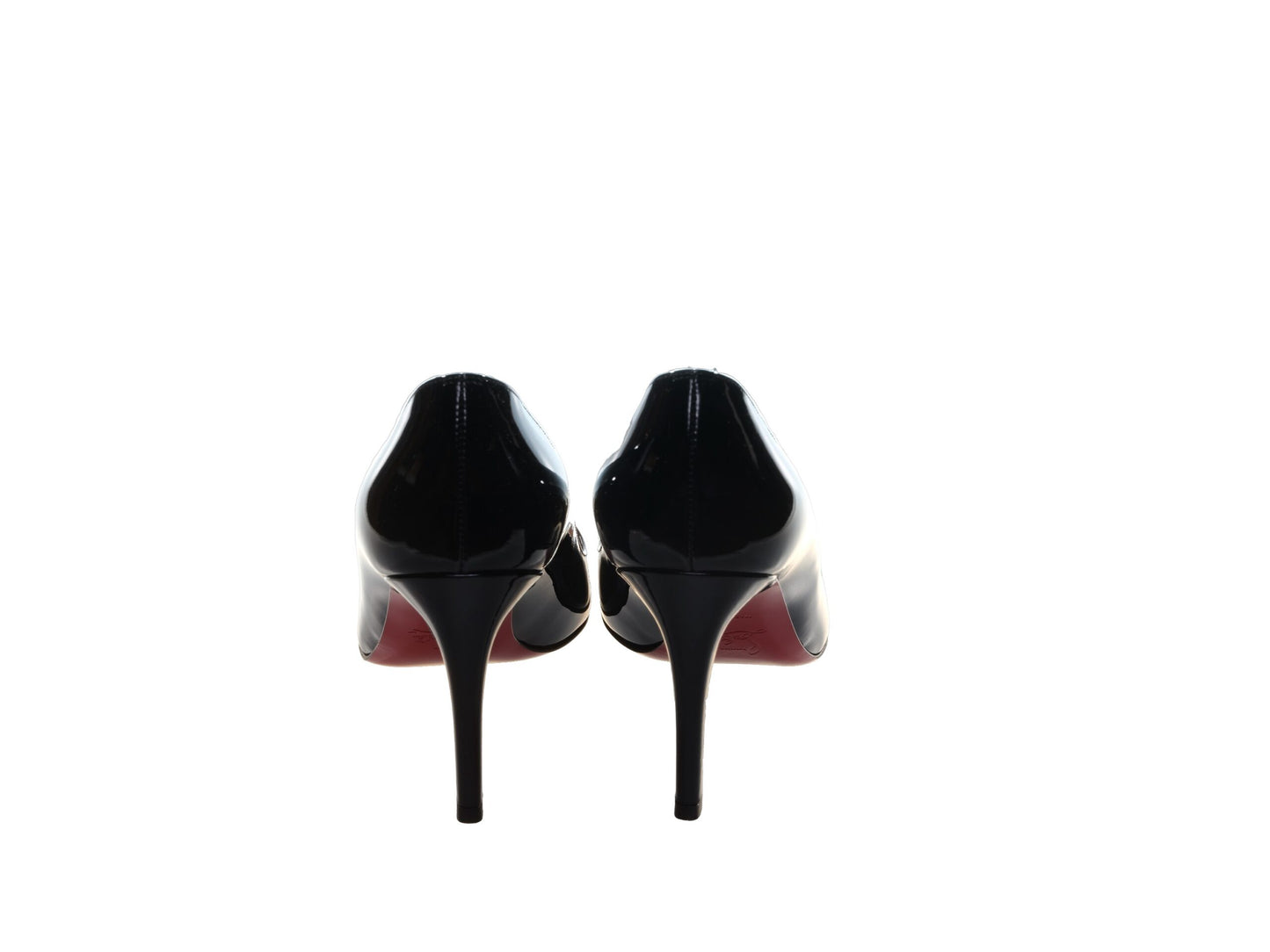 Christian Louboutin Pigalle 85 Schwarze Leder High Heel Pumps