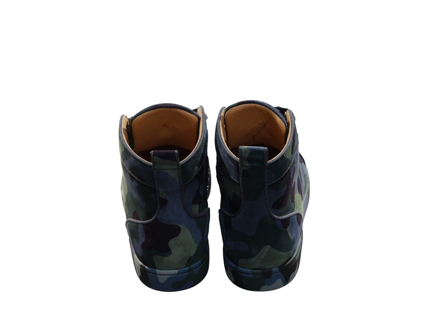 Christian Louboutin Louis Orlato Flache Camouflage High Top Turnschuhe