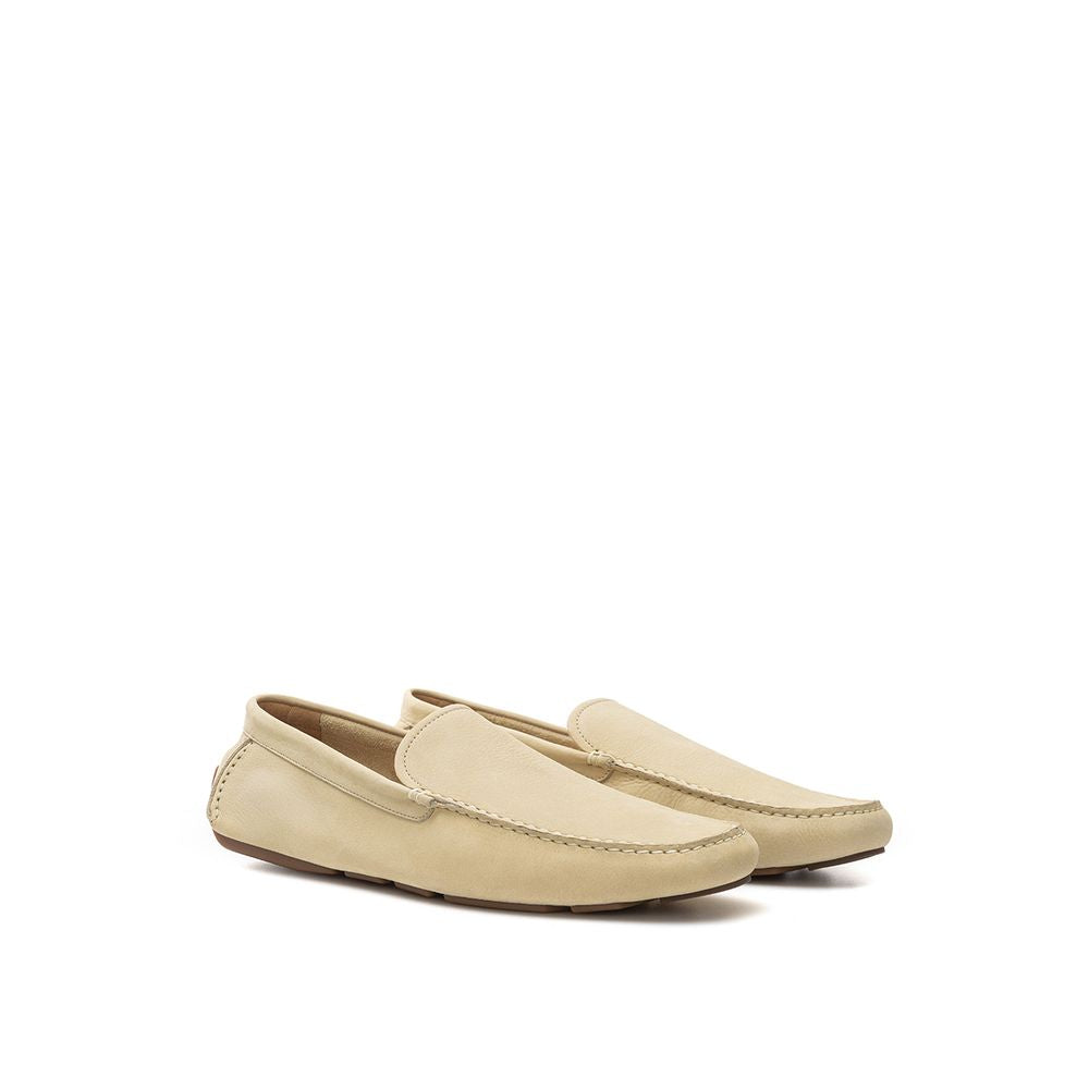 Bally Beige Leder-Slipper