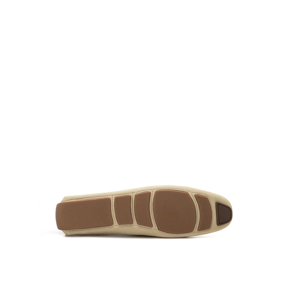 Bally Beige Leder-Slipper