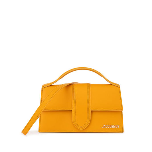 Jacquemus Orangefarbene Lederhandtasche