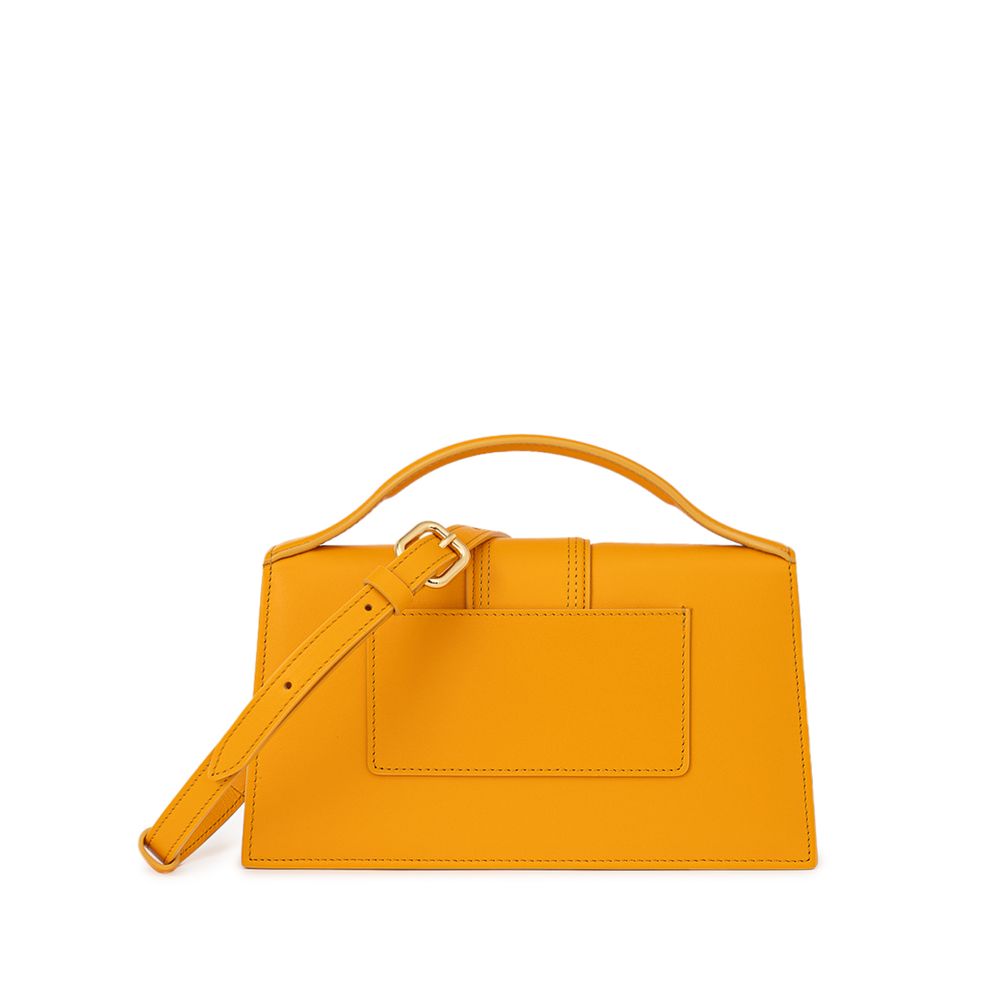 Jacquemus Orangefarbene Lederhandtasche