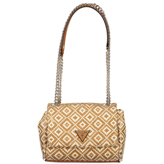 Guess Jeans Beige Polyethylen Handtasche