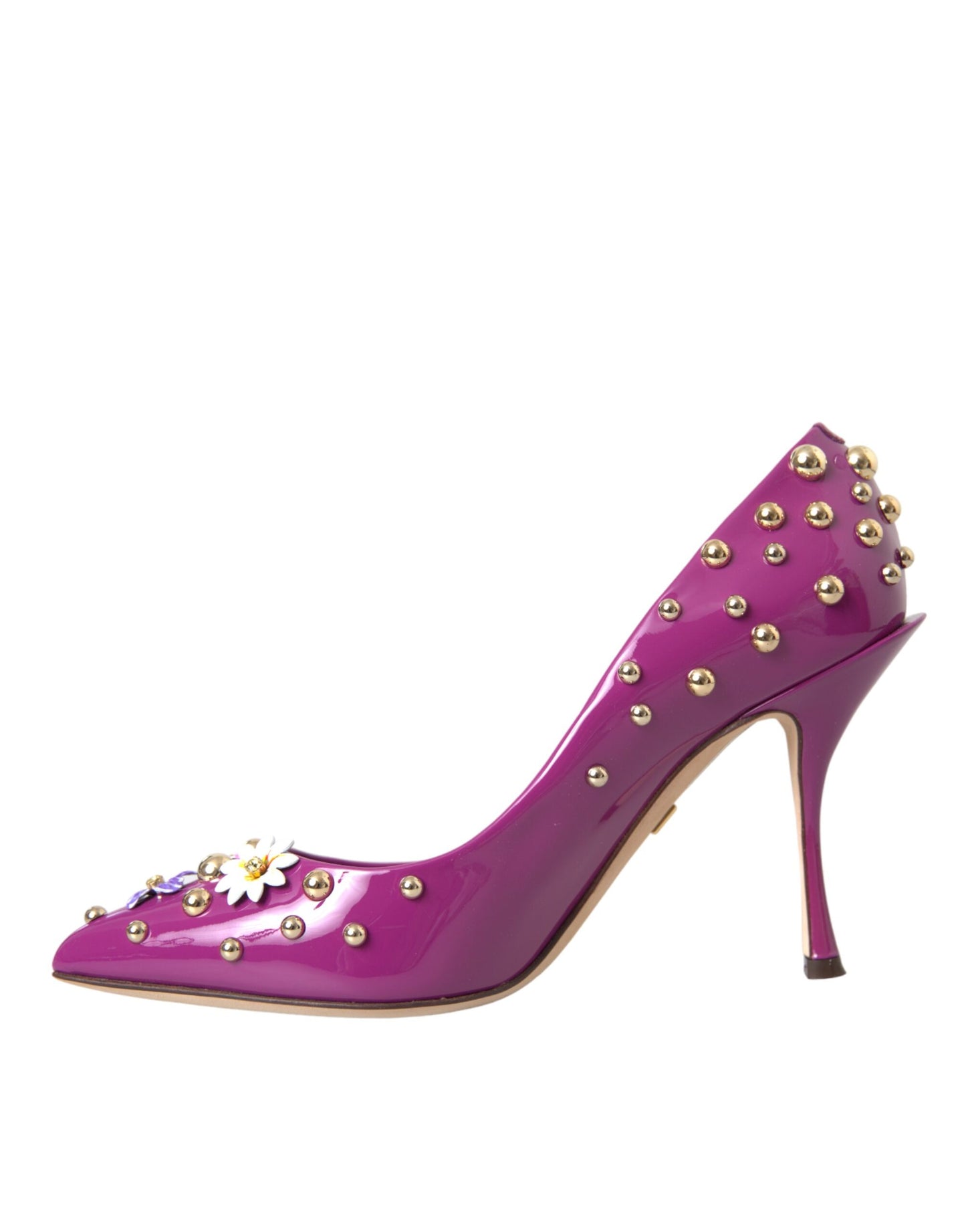 Dolce & Gabbana Lila verschönerte High Heels Pumps Schuhe