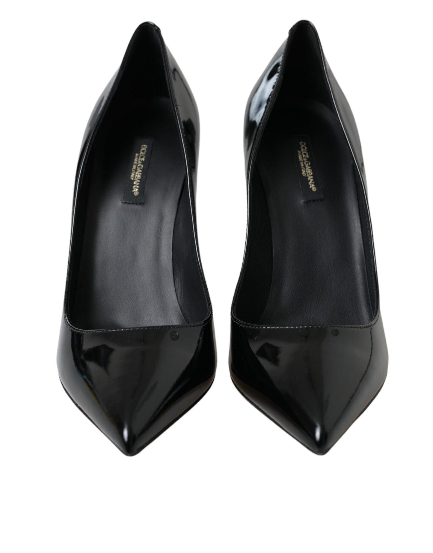 Dolce & Gabbana Schwarz Lackleder Bellucci Pumps Heels Schuhe