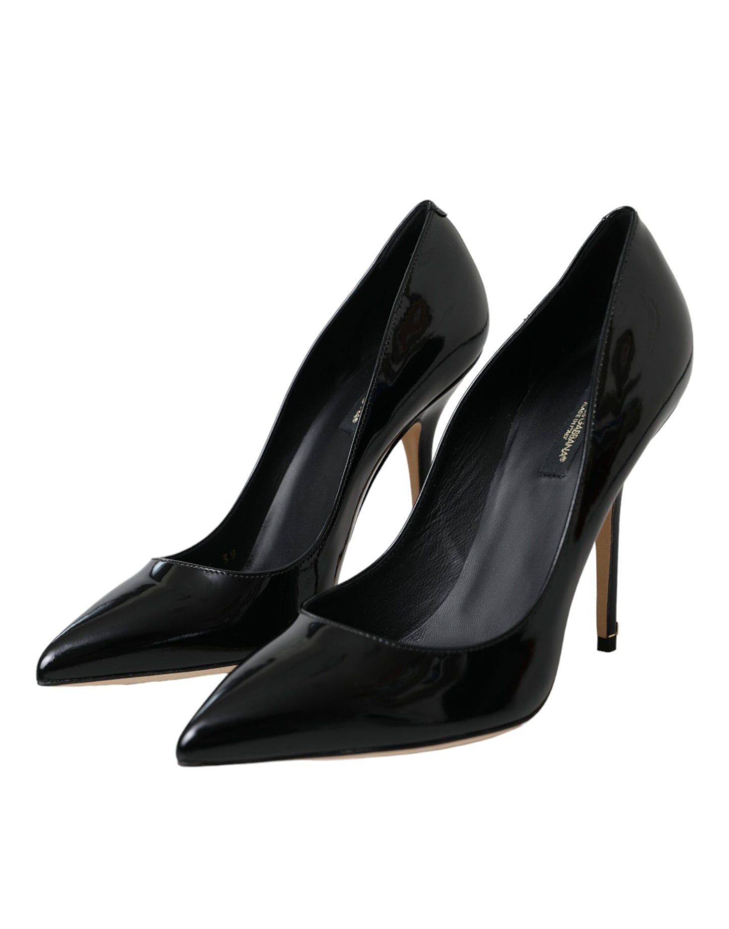 Dolce & Gabbana Schwarz Lackleder Bellucci Pumps Heels Schuhe