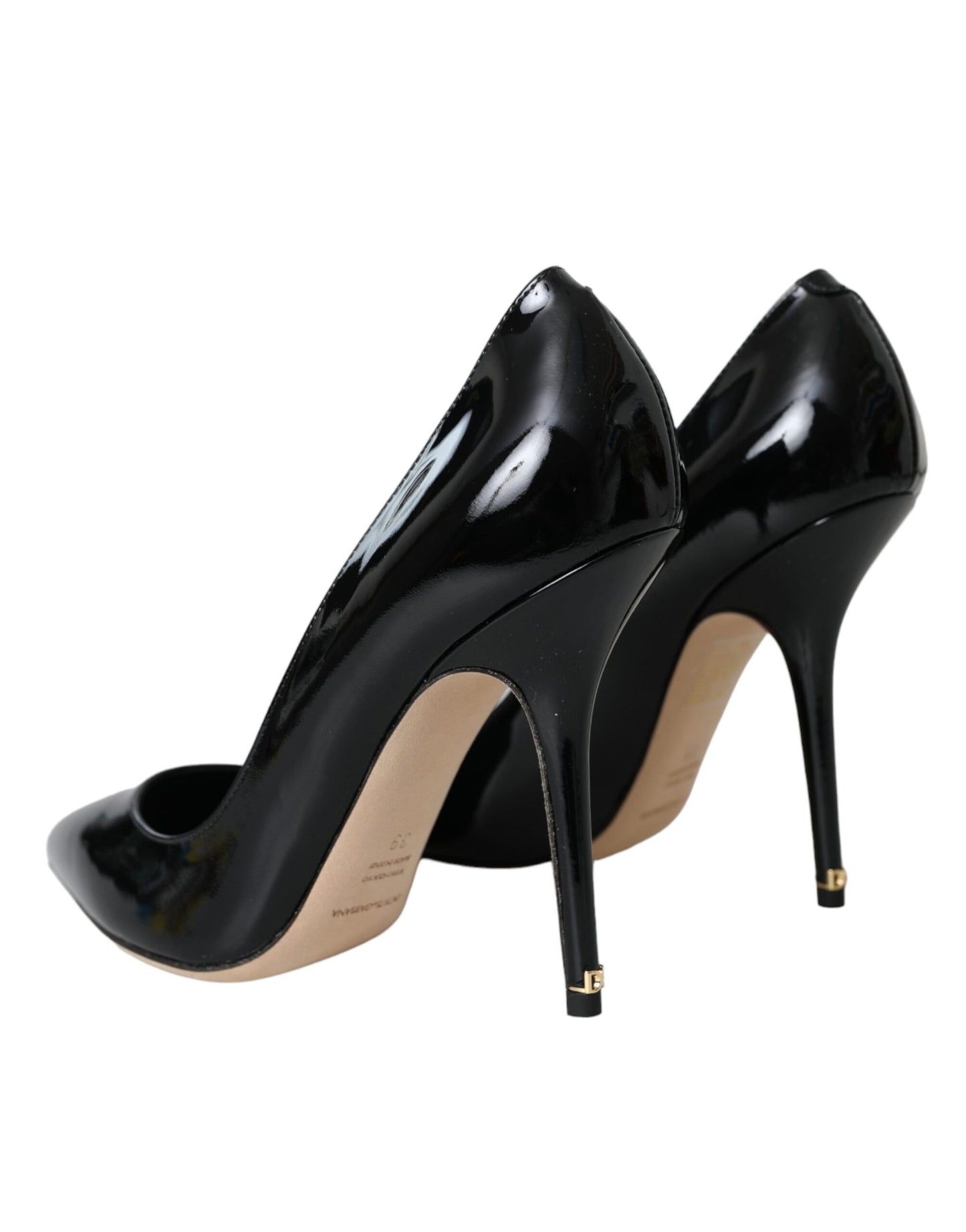 Dolce & Gabbana Schwarz Lackleder Bellucci Pumps Heels Schuhe