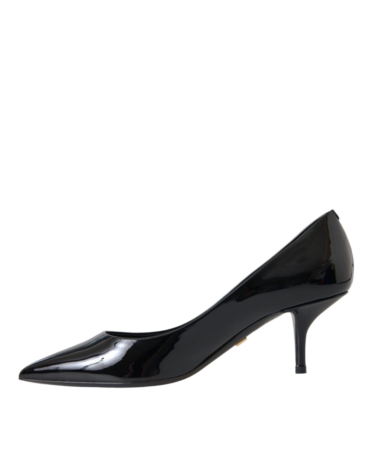 Dolce & Gabbana Schwarze Lackleder Heels Pumps Schuhe