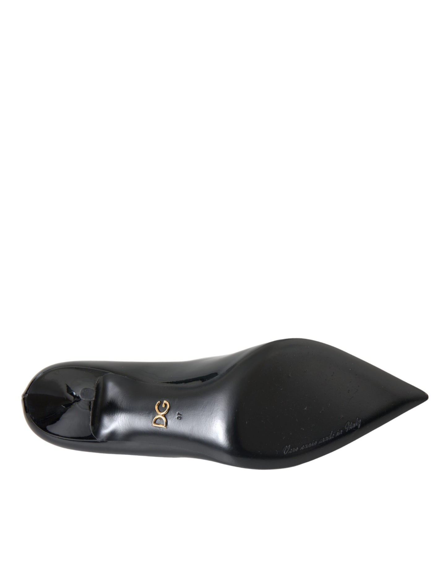 Dolce & Gabbana Schwarze Lackleder Heels Pumps Schuhe