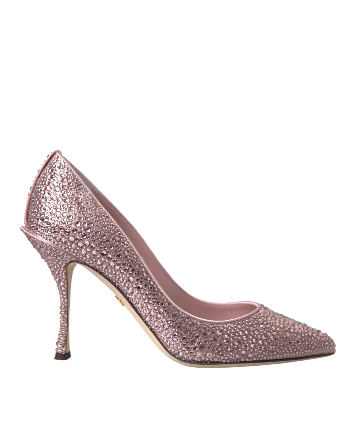 Dolce & Gabbana Rosa Strass Kristall Heels Pumps Schuhe