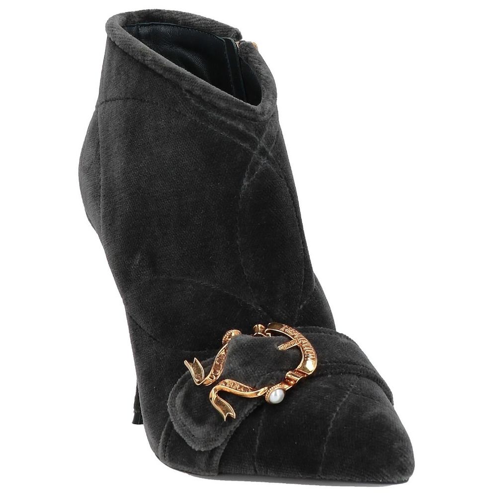 Dolce & Gabbana Schwarzer Baumwollstiefel