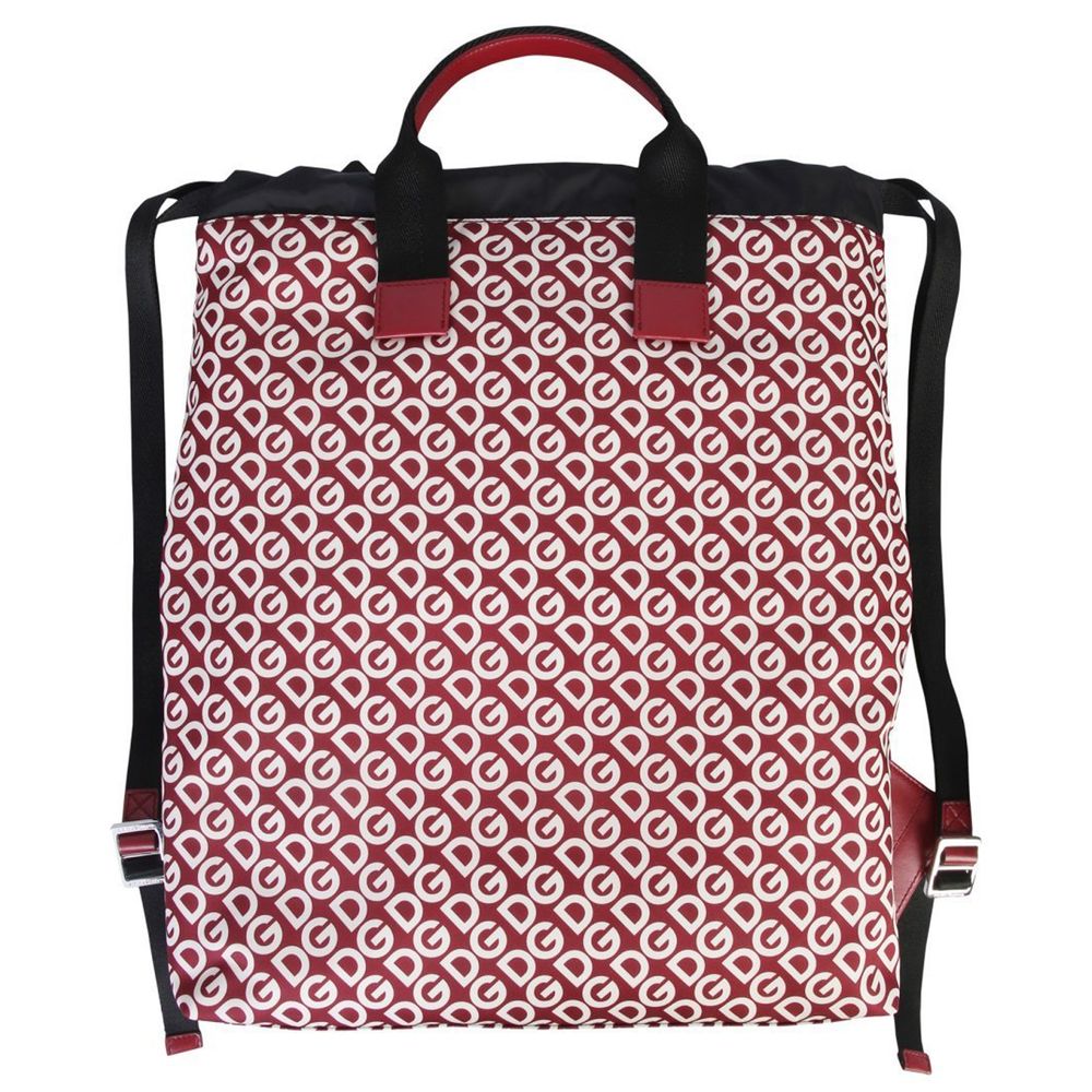 Dolce & Gabbana Roter Polyamid-Rucksack