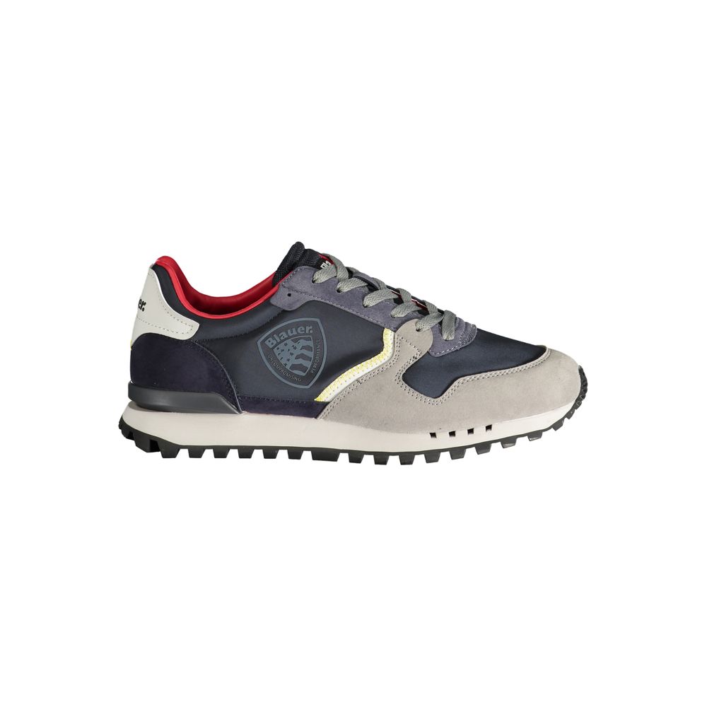 Blauer Polyester Sneaker