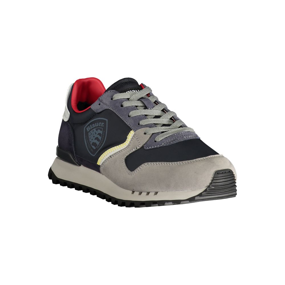 Blauer Polyester Sneaker