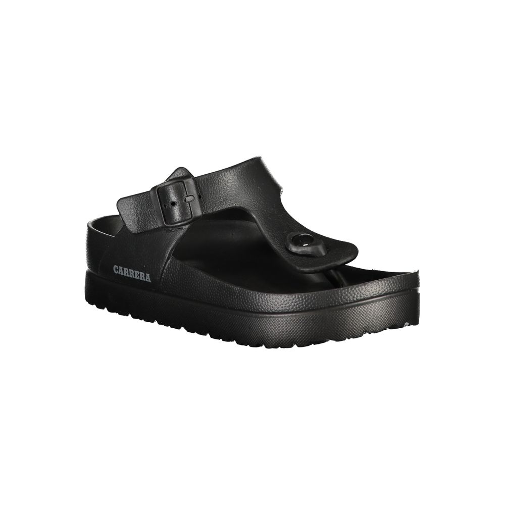 Carrera Schwarze Polyethylen-Sandale