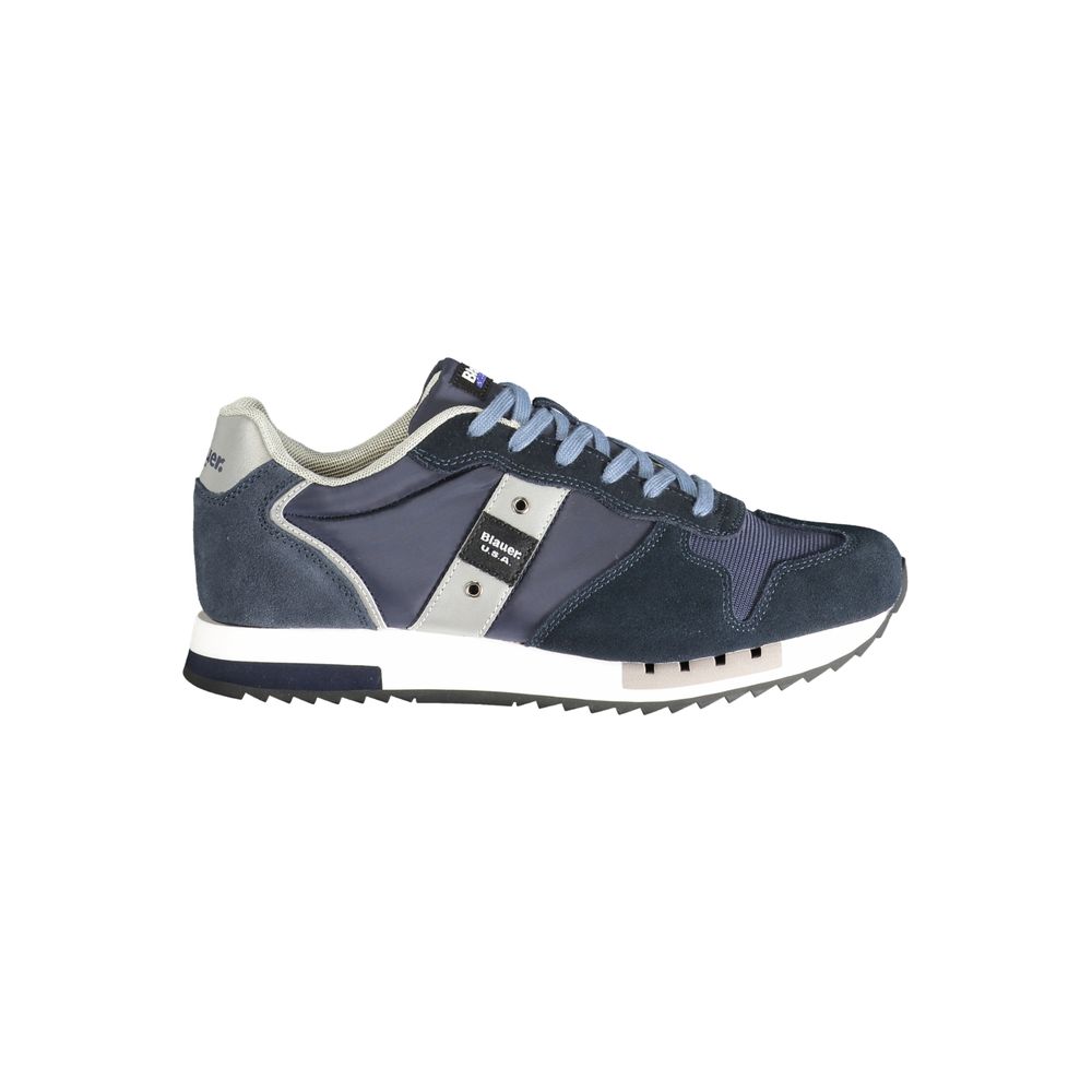 Blauer Polyester Sneaker