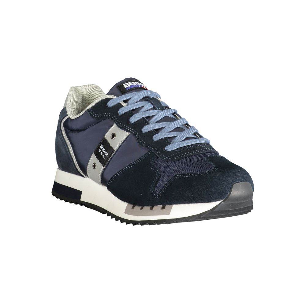 Blauer Polyester Sneaker