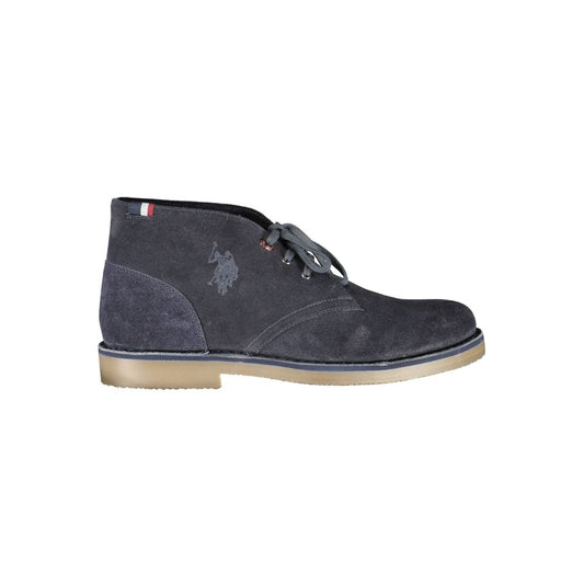 U.S. POLO ASSN. Raffinierte blaue Ankle Boots mit Logo-Detail