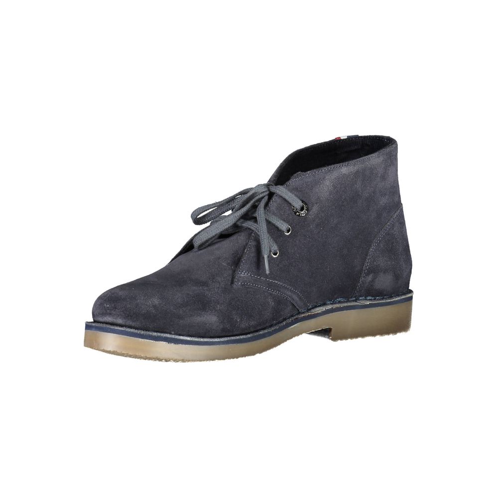 U.S. POLO ASSN. Raffinierte blaue Ankle Boots mit Logo-Detail