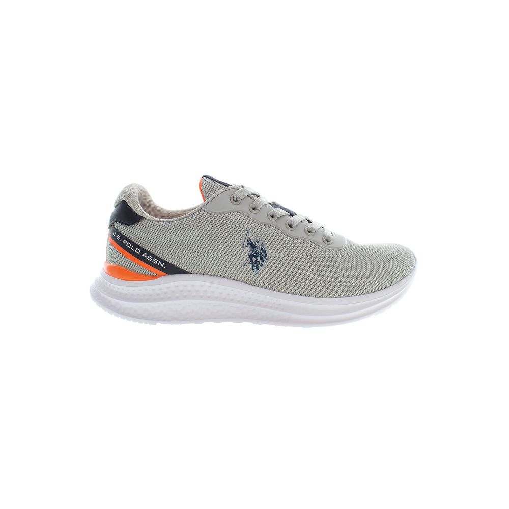 U.S. POLO ASSN. Schlichte graue Sneakers mit ikonischem Logo