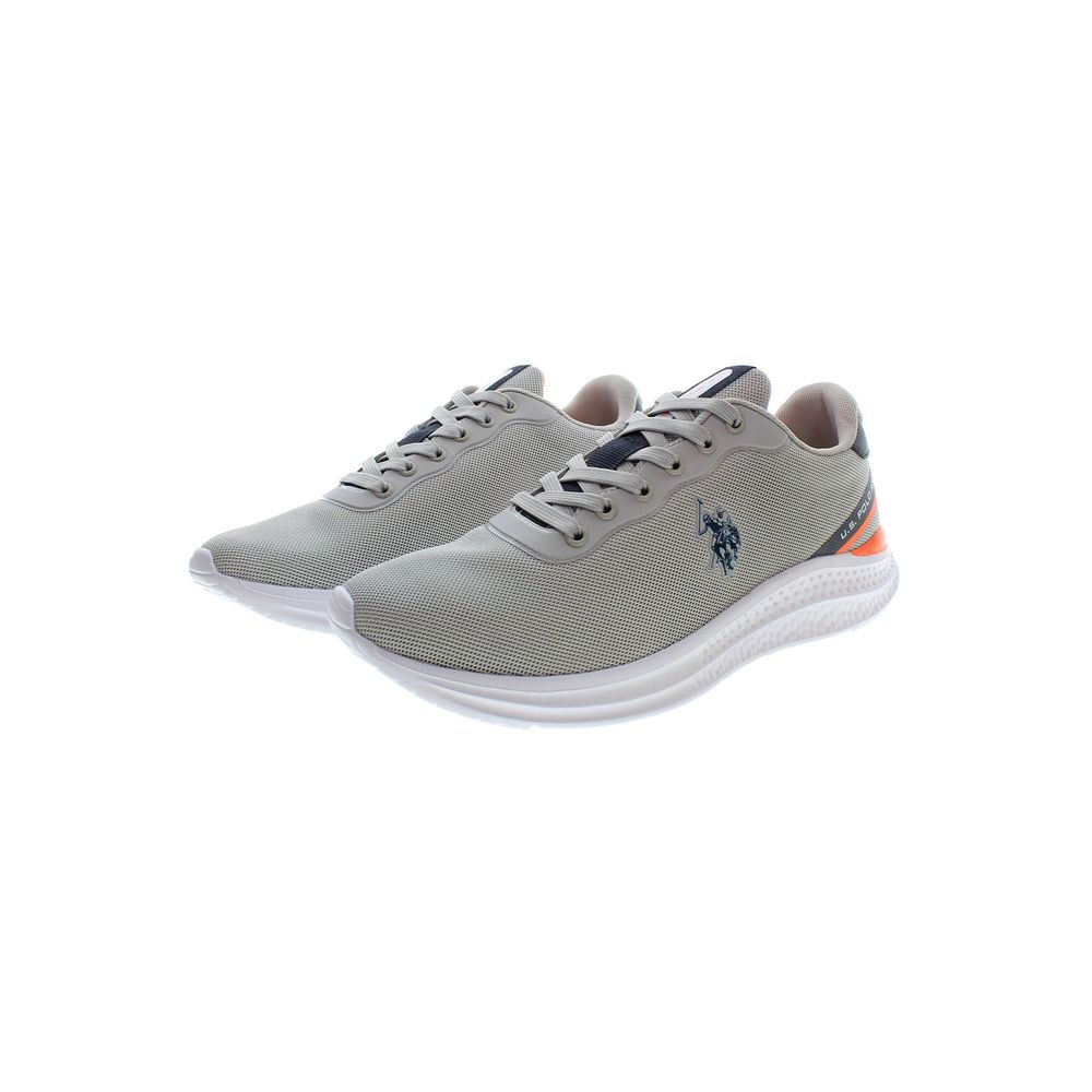 U.S. POLO ASSN. Schlichte graue Sneakers mit ikonischem Logo