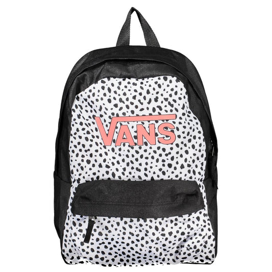 Vans Schlichter schwarzer Polyester-Rucksack mit Logo-Detail