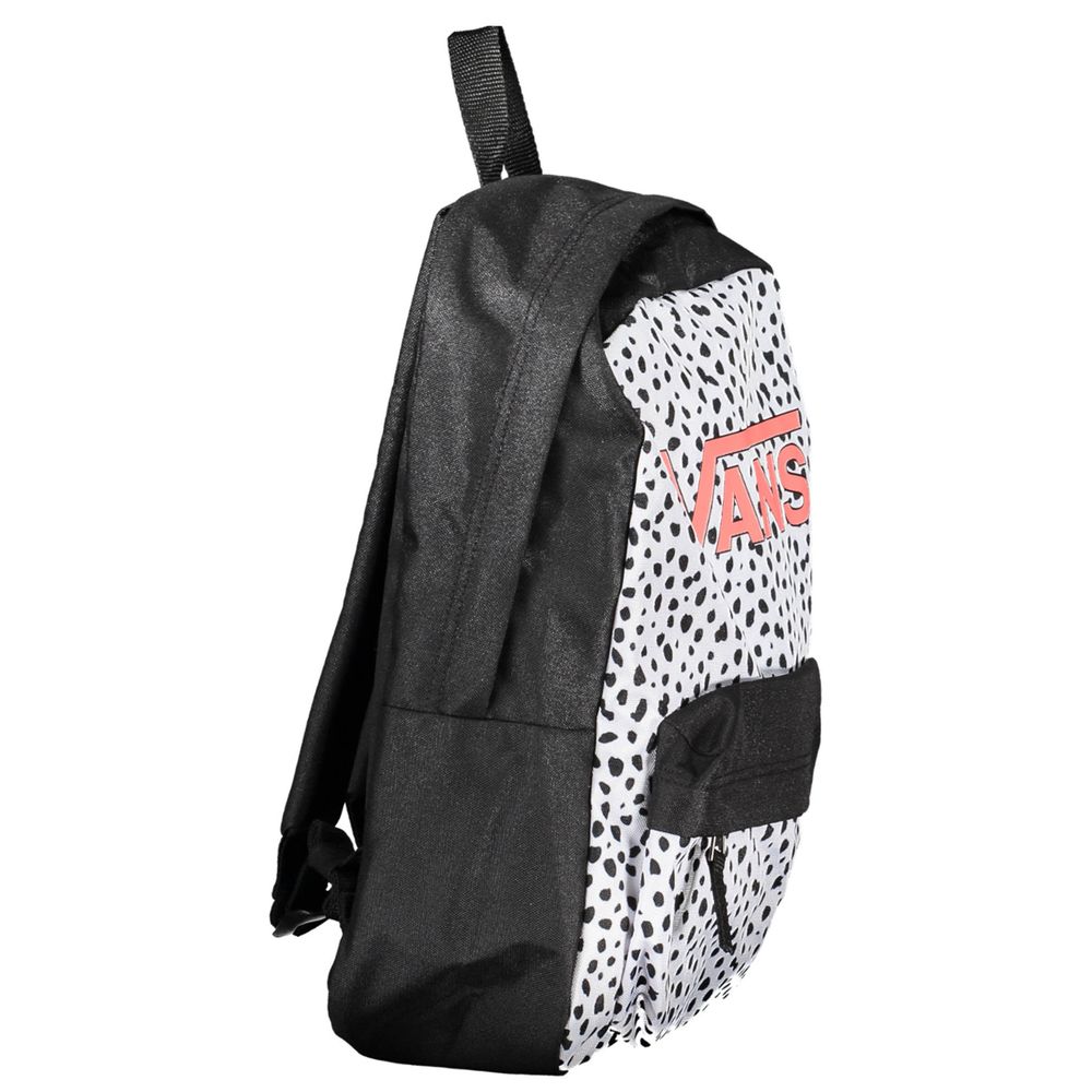 Vans Schlichter schwarzer Polyester-Rucksack mit Logo-Detail