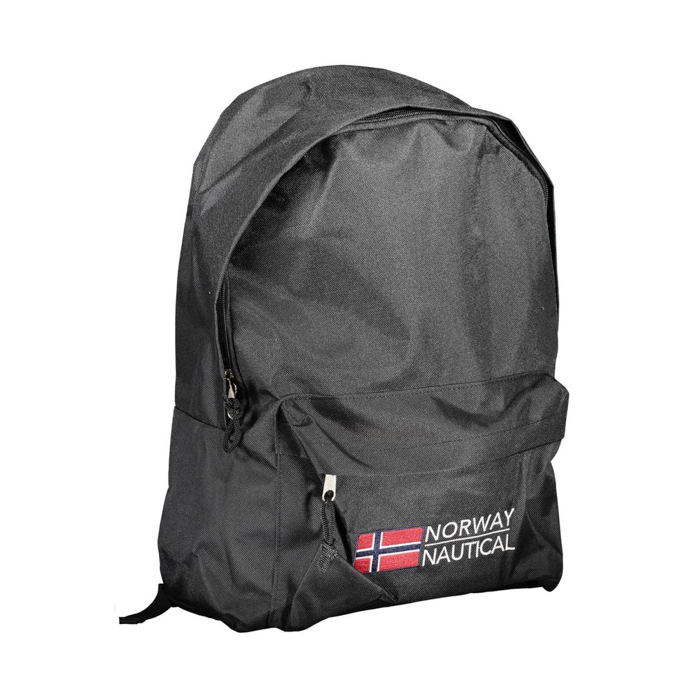 Norway 1963 Schwarzer Polyester-Rucksack