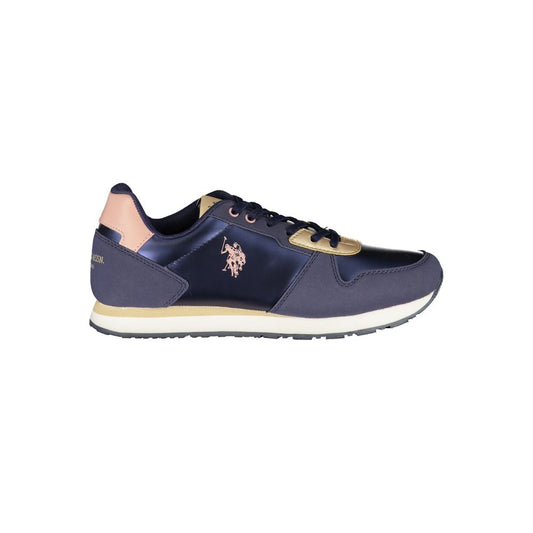 U.S. POLO ASSN. Blauer Polyester Sneaker