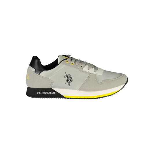 U.S. POLO ASSN. Stilvolle graue Schnürsenkel-Sportschuhe