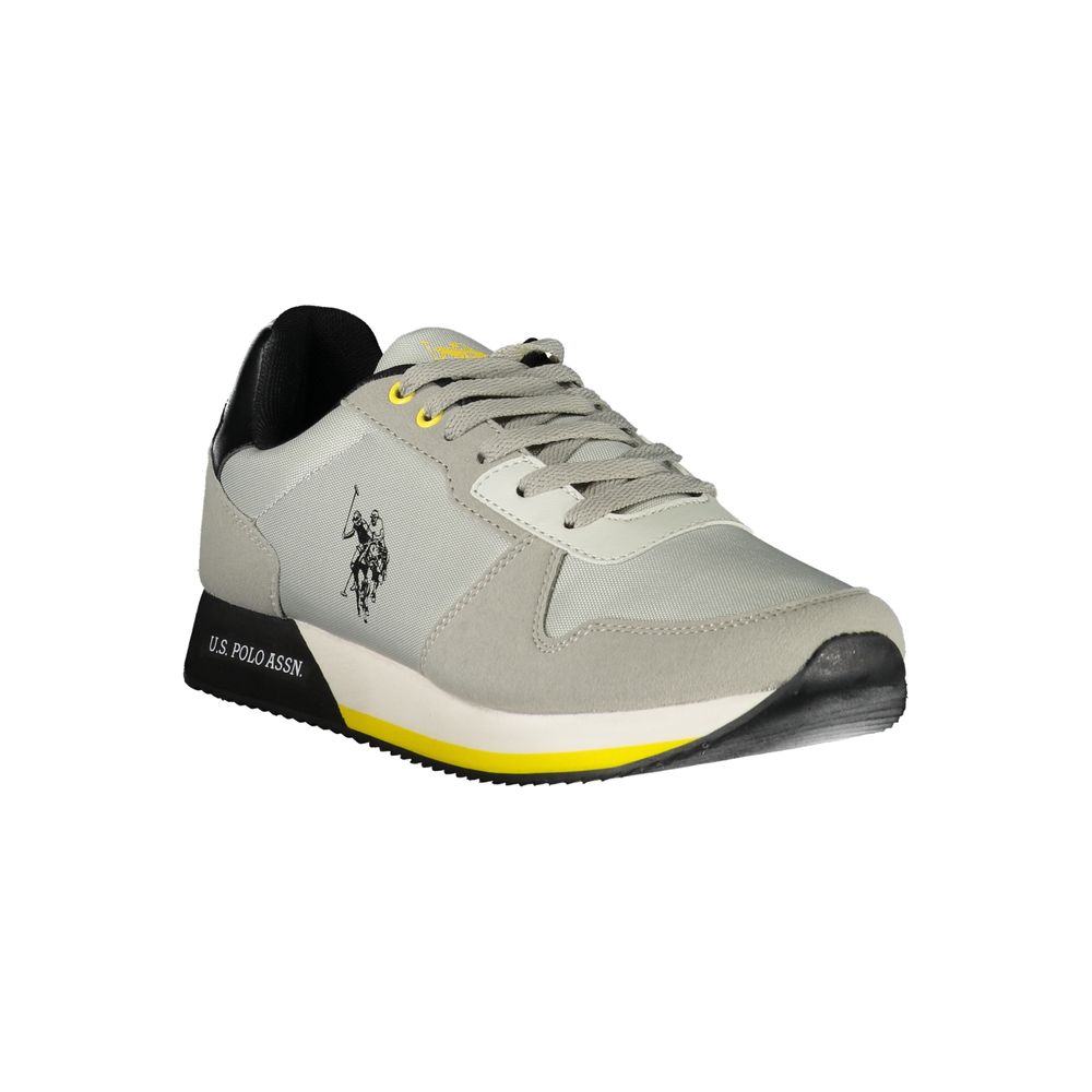 U.S. POLO ASSN. Stilvolle graue Schnürsenkel-Sportschuhe