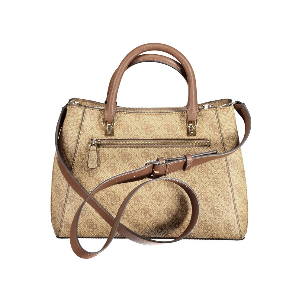 Guess Jeans Beige Polyethylen Handtasche