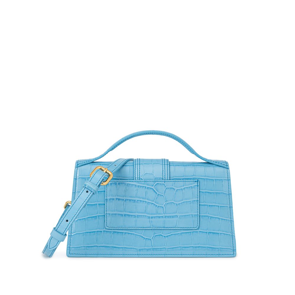 Jacquemus Hellblaue Lederhandtasche