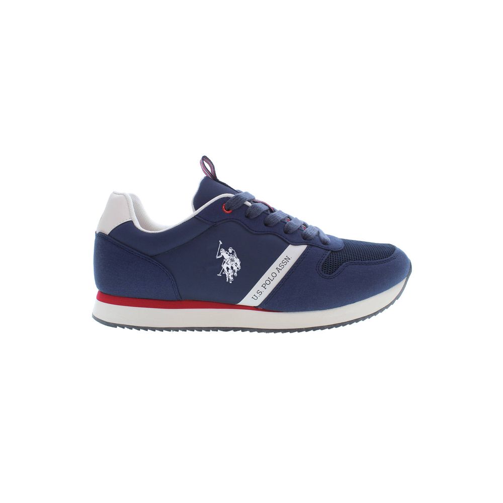 U.S. POLO ASSN. Blauer Polyester Herren Sneaker