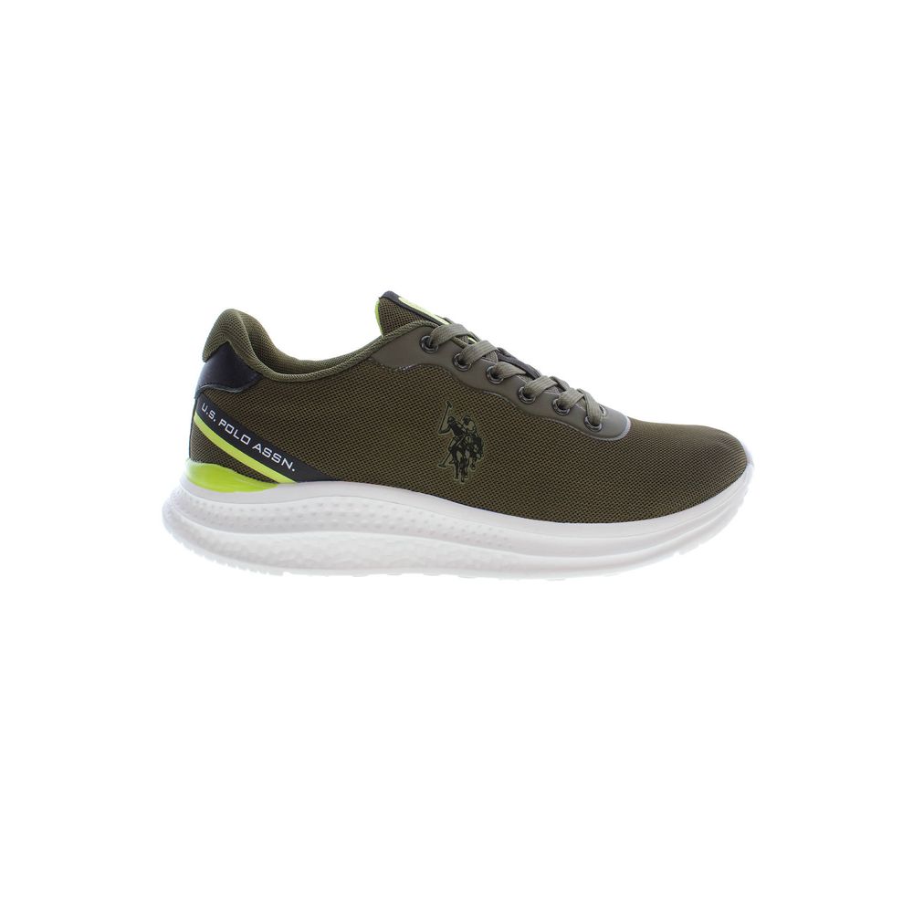 U.S. POLO ASSN. Schicke grüne Schnürsenkel-Sportschuhe